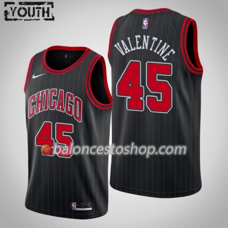 Camiseta Niños NBA Chicago Bulls Denzel Valentine 45 2019-20 Nike Statement Edition Swingman